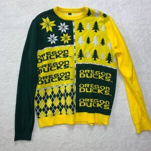 Oregon Ducks Sweater Mens XL Ugly Christmas Sweater NCAA Football